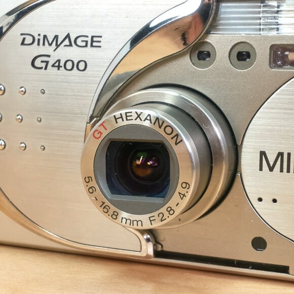 Minolta Dimage G400 / 4MP Digital Camera / 3x Optical Zoom / Tested & Working - Picture 4 of 9